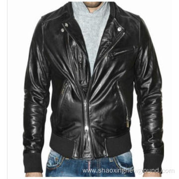 fashion and warm men's jacket in winter